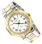 Baume & Mercier Rivera two tone watch with Roman Numeral dial