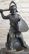 Japanese samurai Warrior Bronze Sculpture