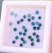 High fire! .77ct set of round brilliant cut Diamonds