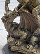 St. George Dragon Slayer Bronze Statue