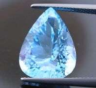 HIGH FIRE FLASHING!!! 15.06ct VS top Swiss blue Topaz!!!