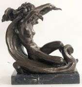 Venus on the Moon Bronze Sculpture