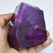 Natural Uncut Large Purple Sapphire Gemstone