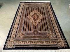 Fine Luxury Silk Rug 4.9x7.6