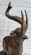 Asian Elephant Japanese Figure Bronze Sculpture