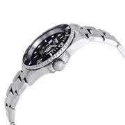 Invicta Pro Diver Men's Stainless Steel Watch – Black Dial, Silver-Tone Bracelet, 200M Water Resista