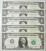 (10) Superb $1 2021 Star Replacement Notes Dallas-Consecutive!