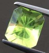 Amazing 2.19ct mixed emerald cut Peridot from Pakistan! Untreated!