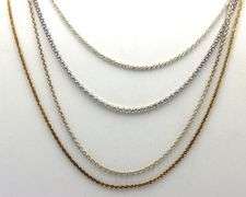 Group lot of 4 Vintage 925 sterling silver chains