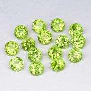 Dazzling 7.75ct untreated VS to IF grade apple green Peridot set!