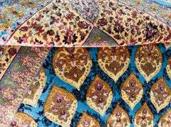 Fine Luxury Silk Rug 4.9x7.6