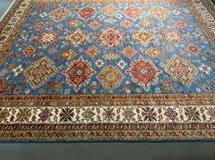 Magnificent Super Kazak Rug 7.9x9.9