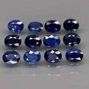 Simply gorgeous color in this 4.07ct REAL Sapphire set!