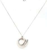 Tiffany & Co Frank Gehry fish circle pendant necklace