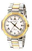 Baume & Mercier Rivera two tone watch with Roman Numeral dial