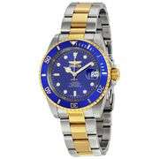 Invicta Pro Diver Automatic Blue Dial Two-Tone Stainless Steel Men's Watch