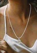 3.5 Ct VVs1 Russian Color Change Lab Simulated Alexandrite Pendant Necklace