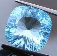 Full body flashing! 16.36ct Swiss blue Topaz from Brazil!