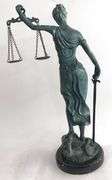 Blind Justice Bronze Sculpture