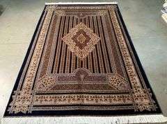 Fine Luxury Silk Rug 4.9x7.6