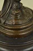 Nude Lady with Angel Bronze Statue