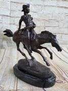 Arizona Cowboy Horse Bronze Sculpture