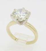 Classic 4+ Carat GIA Earth Mined Diamond Ring