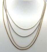 Group lot of 4 Vintage 925 sterling silver chains