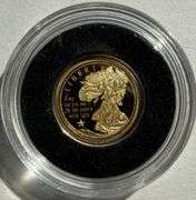 American Tribute of the National Anthem 14 K Gold Proof Mini Coin