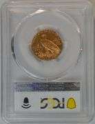 Premium Quality Choice BU 1909 $5 Indian Gold Piece. PCGS MS63