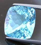 Full body flashing! 12.90ct Swiss blue Topaz from Brazil!