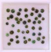 High fire! .83ct set of round brilliant cut Diamonds