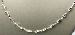 Tiffany & Co Elsa Peretti teardrop link necklace