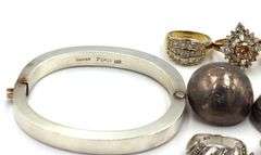 Group lot of Vintage 925 sterling silver mixed jewelry