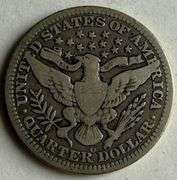 1901 O Barber Quarter