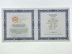 2024 Valkyries Solveig Silver 5 Mark, Germania Mint, OGP