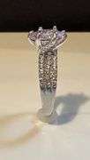 Sparkling 4.5 Ct. Ice White Lavender Simulated Lab Diamond Ring