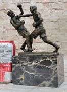 Last Round Boxing Bronze Statue