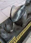 Win Holder Egyptian Anubis Jackal Bronze Sculpture