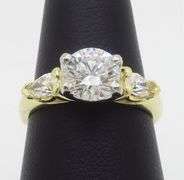 GIA Certified 1.35CTW Earth Mined Diamond Ring in 18k