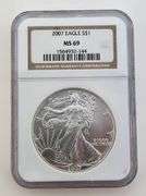 2007 American Silver Eagle, NGC MS69