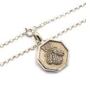 Slane & Slane diamond honeybee pendant on chain