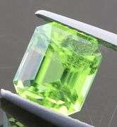 High end 3.11ct apple green untreated Peridot