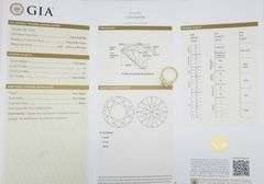 GIA Certified 1.35CTW Earth Mined Diamond Ring in 18k