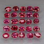 Superb 2.77ct violet red Ruby set -Untreated!!!