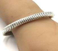 David Yurman 7mm 2-tone cuff bangle