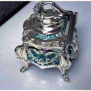 Metal Jewelry Trinket Box Keepsake