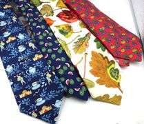 Group lot of 7 Hermes Ties