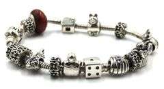 Pandora bracelet with 15 charms