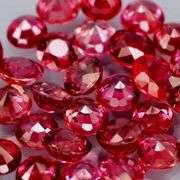 This is a 3.29ct set of REAL UNTREATED RED RUBIES!!!